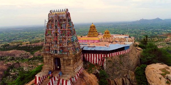 Beautiful Places in Arakonam Sholingur Narasimha Swamy Hill Temple